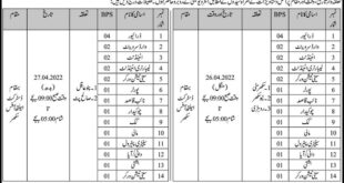 Office of The District Health Officer Vacancies Sukkur